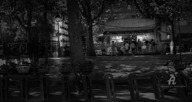 Affluence sur le kiosque